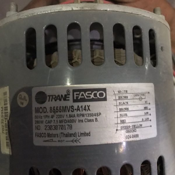 TRANE FASCO-8555MVS-A14X